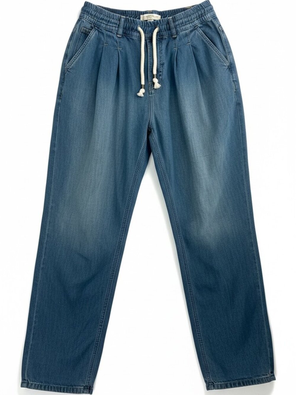Free People We The Free Denim Joggers – Size S – Rope Drawstring – 29” Inseam